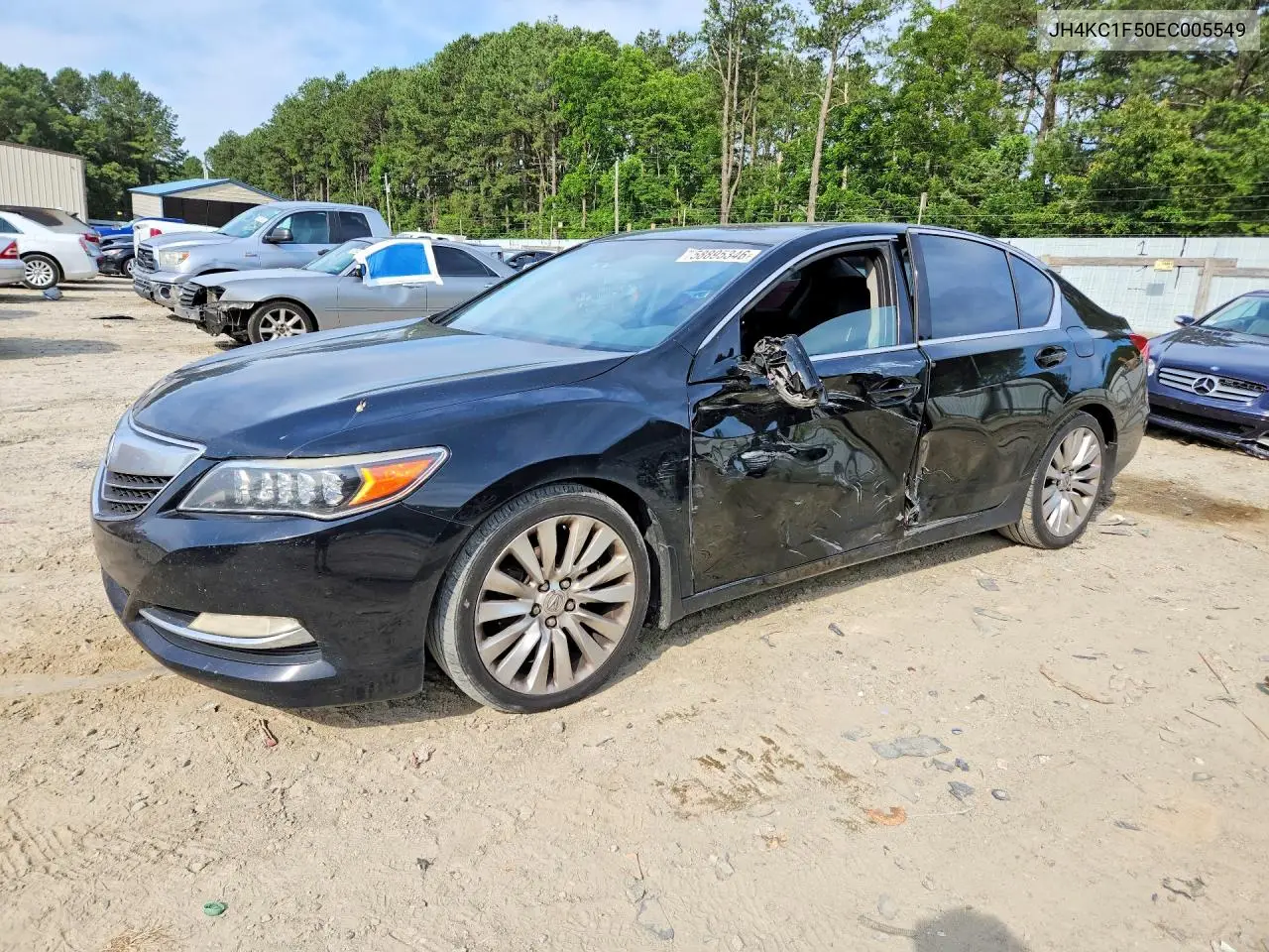 2014 Acura Rlx Tech VIN: JH4KC1F50EC005549 Lot: 58895346