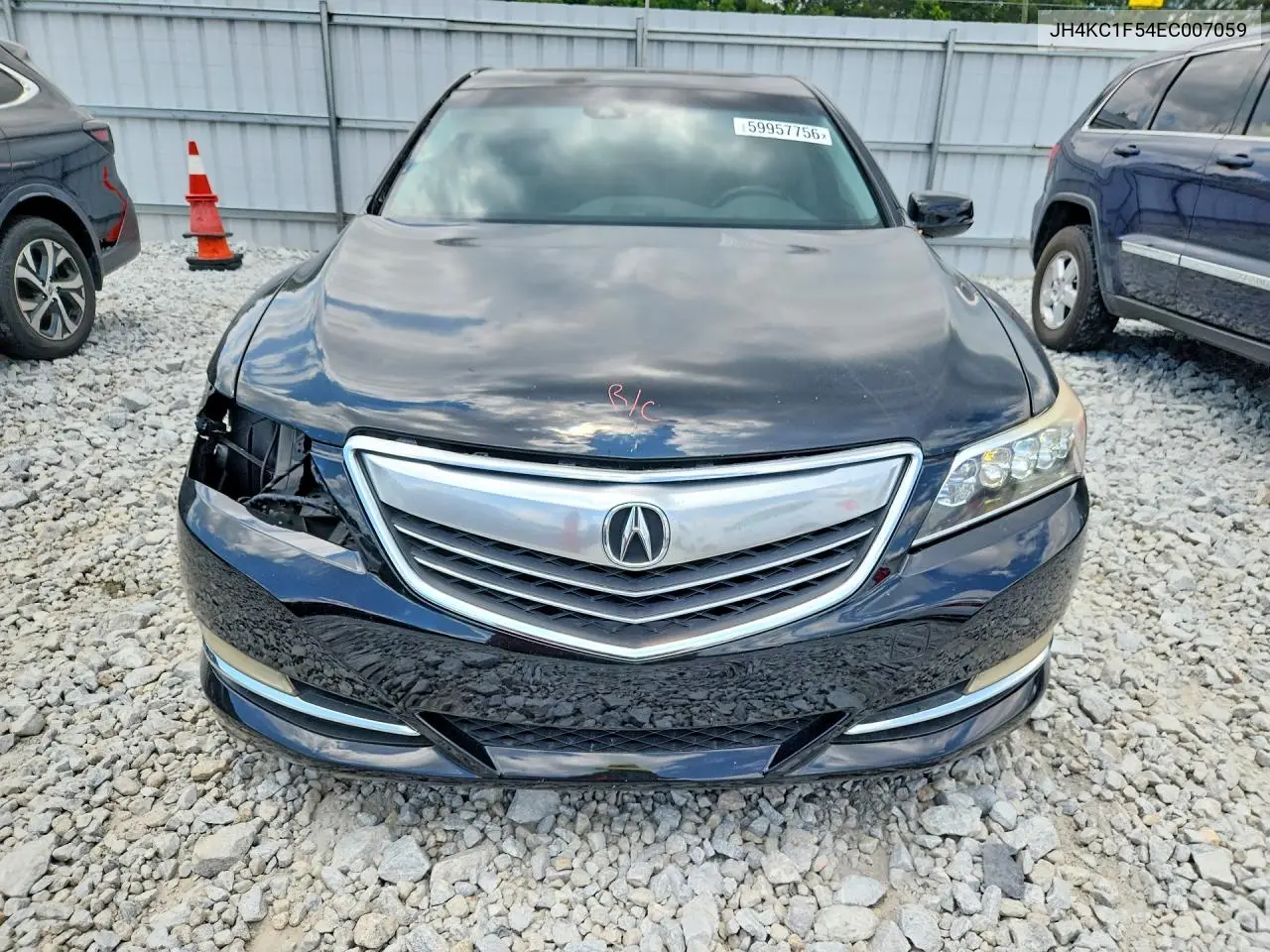 2014 Acura Rlx Tech VIN: JH4KC1F54EC007059 Lot: 59957756