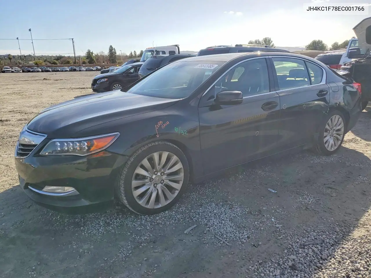 2014 Acura Rlx Tech-Audio VIN: JH4KC1F78EC001766 Lot: 78512785