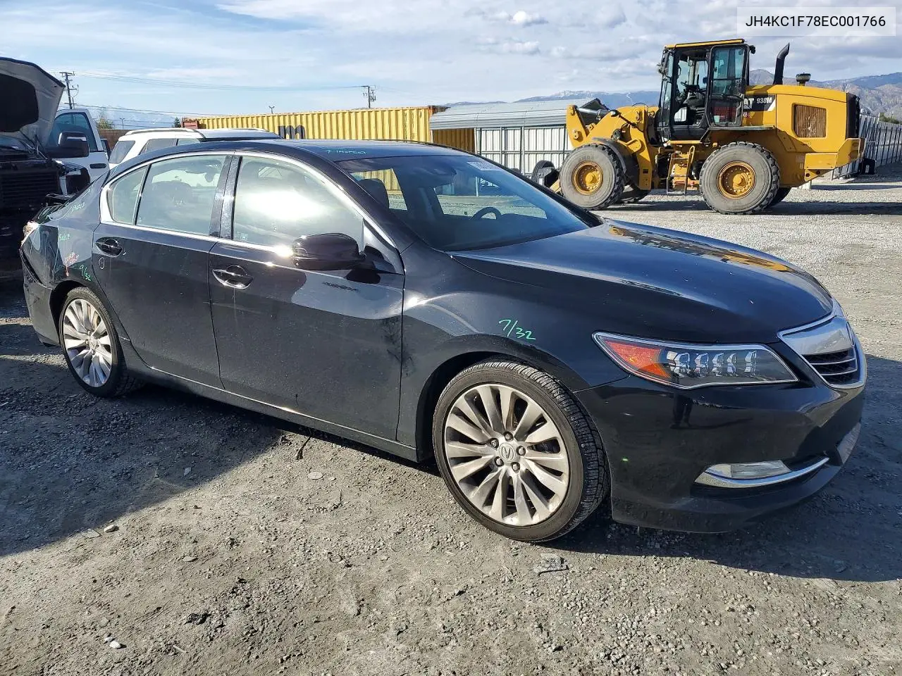 2014 Acura Rlx Tech-Audio VIN: JH4KC1F78EC001766 Lot: 78512785