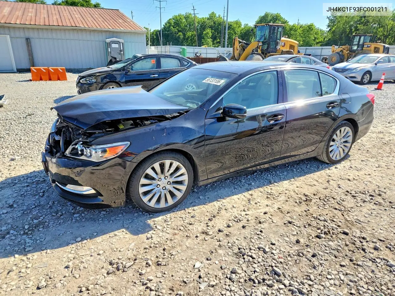 2015 Acura Rlx Advance VIN: JH4KC1F93FC001211 Lot: 56133106