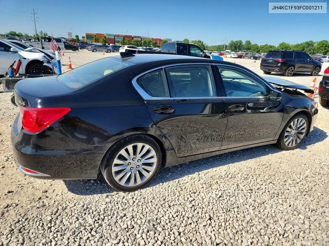 2015 Acura Rlx Advance VIN: JH4KC1F93FC001211 Lot: 56133106