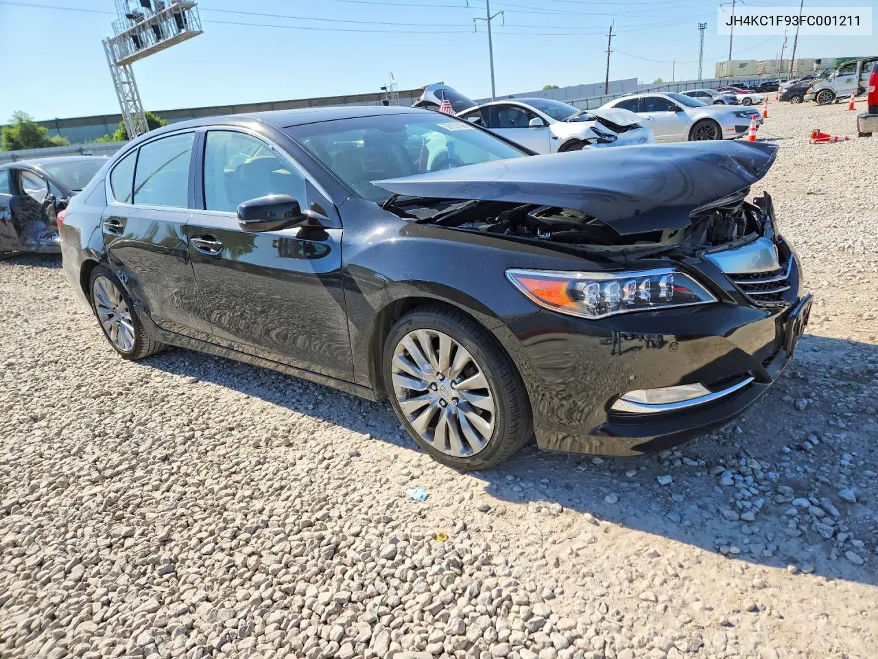 2015 Acura Rlx Advance VIN: JH4KC1F93FC001211 Lot: 56133106