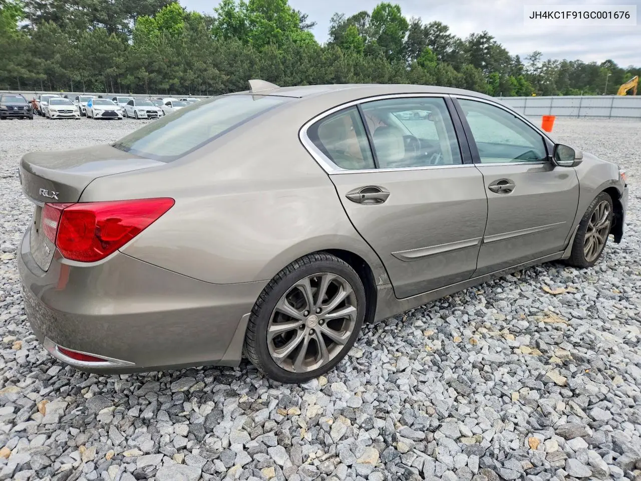 2016 Acura Rlx Advance VIN: JH4KC1F91GC001676 Lot: 53425906