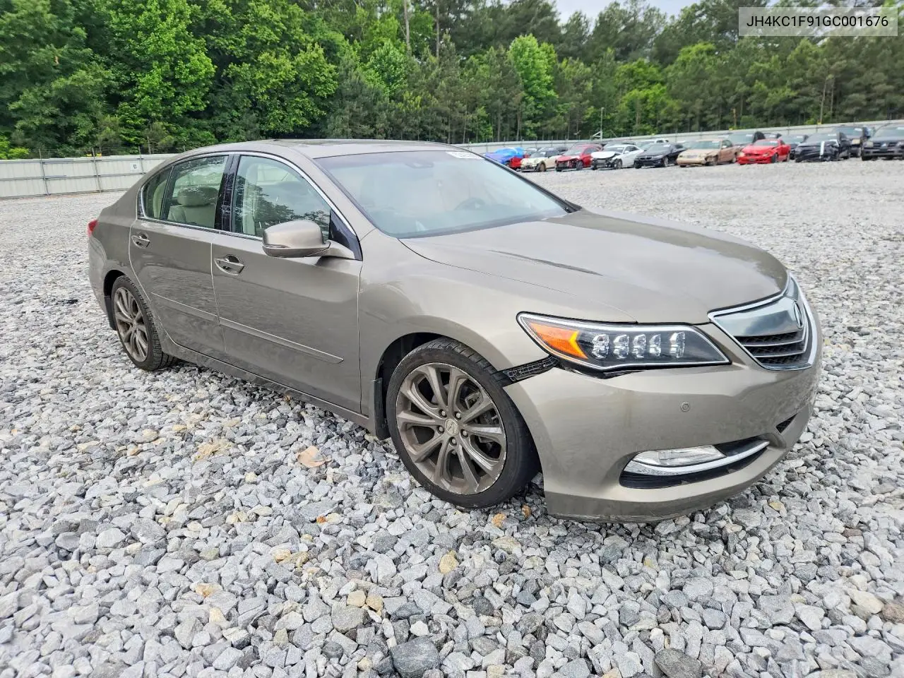 2016 Acura Rlx Advance VIN: JH4KC1F91GC001676 Lot: 53425906