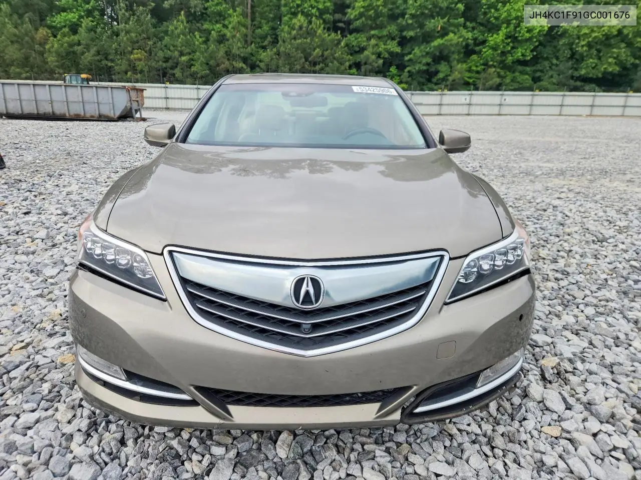 2016 Acura Rlx Advance VIN: JH4KC1F91GC001676 Lot: 53425906