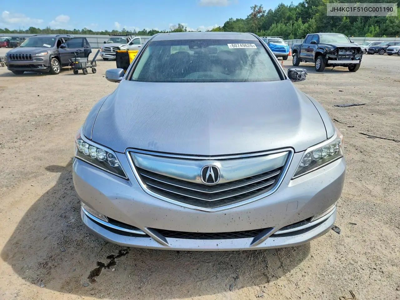 2016 Acura Rlx Tech VIN: JH4KC1F51GC001190 Lot: 60749626