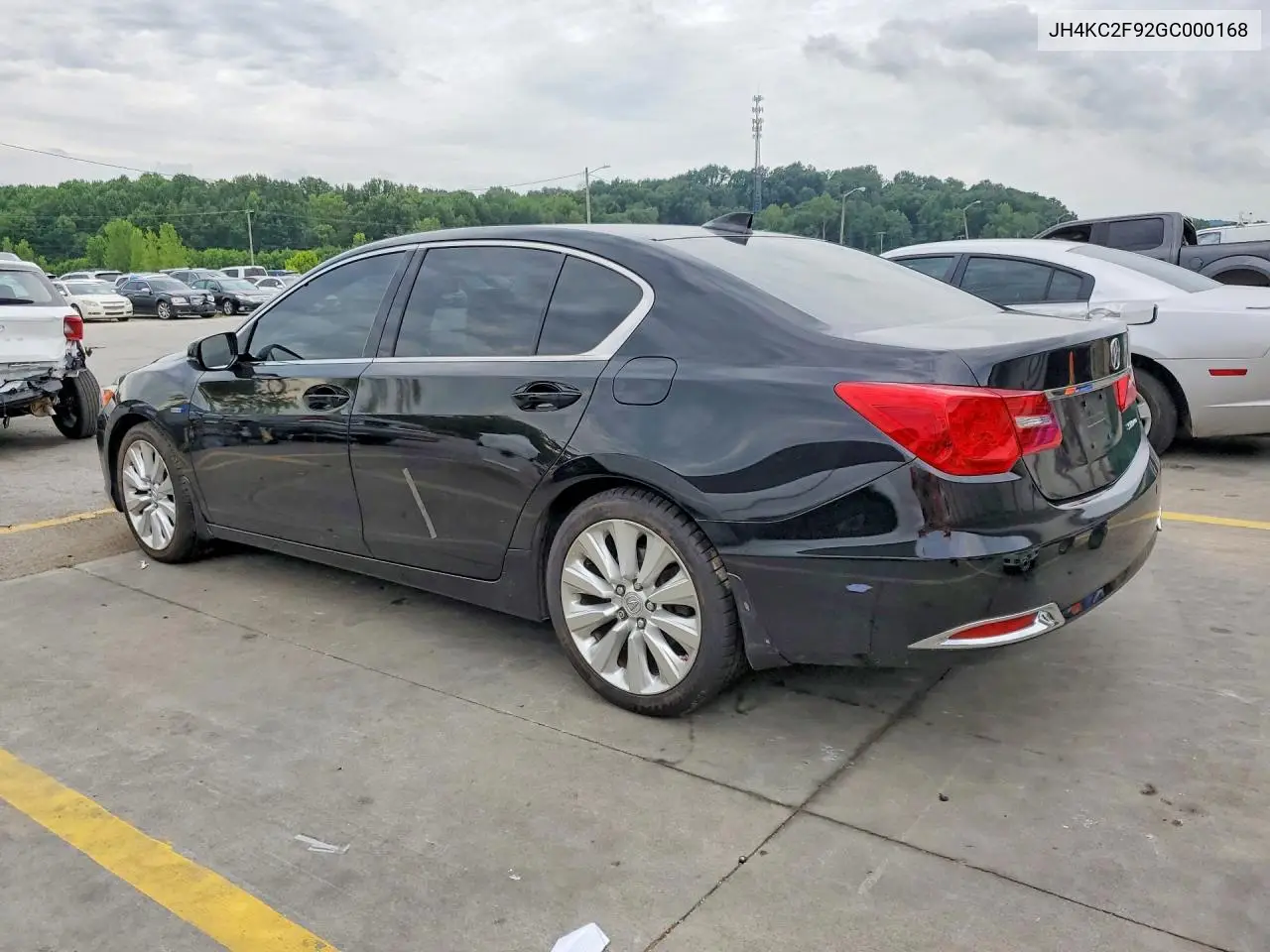 2016 Acura Rlx Sport Hybrid Advance VIN: JH4KC2F92GC000168 Lot: 61371936