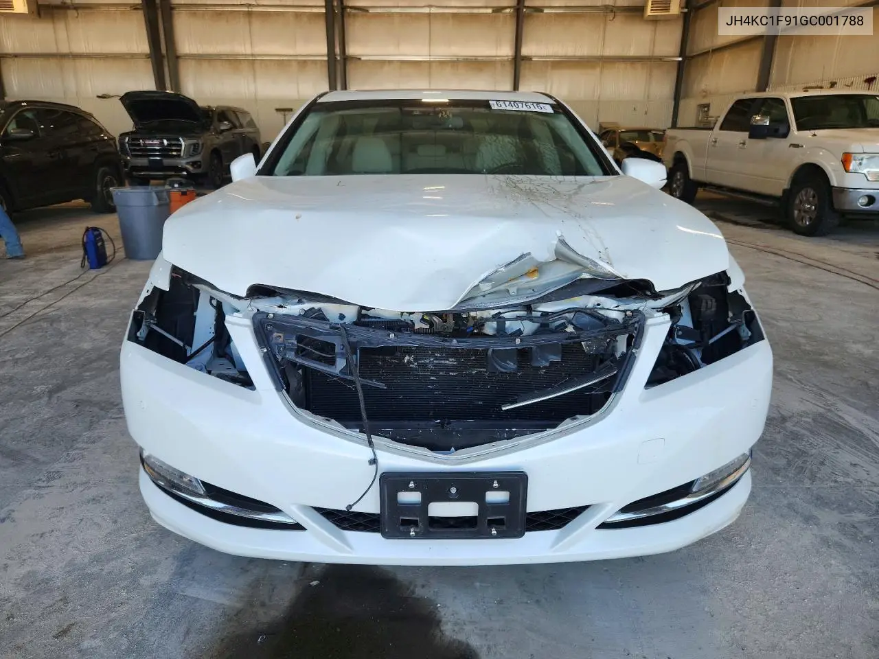 2016 Acura Rlx Advance VIN: JH4KC1F91GC001788 Lot: 61407616