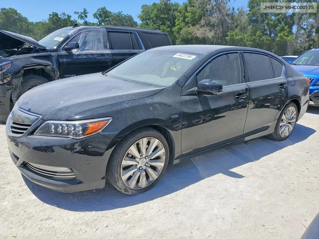 2017 Acura Rlx Sport Hybrid Advance VIN: JH4KC2F98HC000175 Lot: 49423796