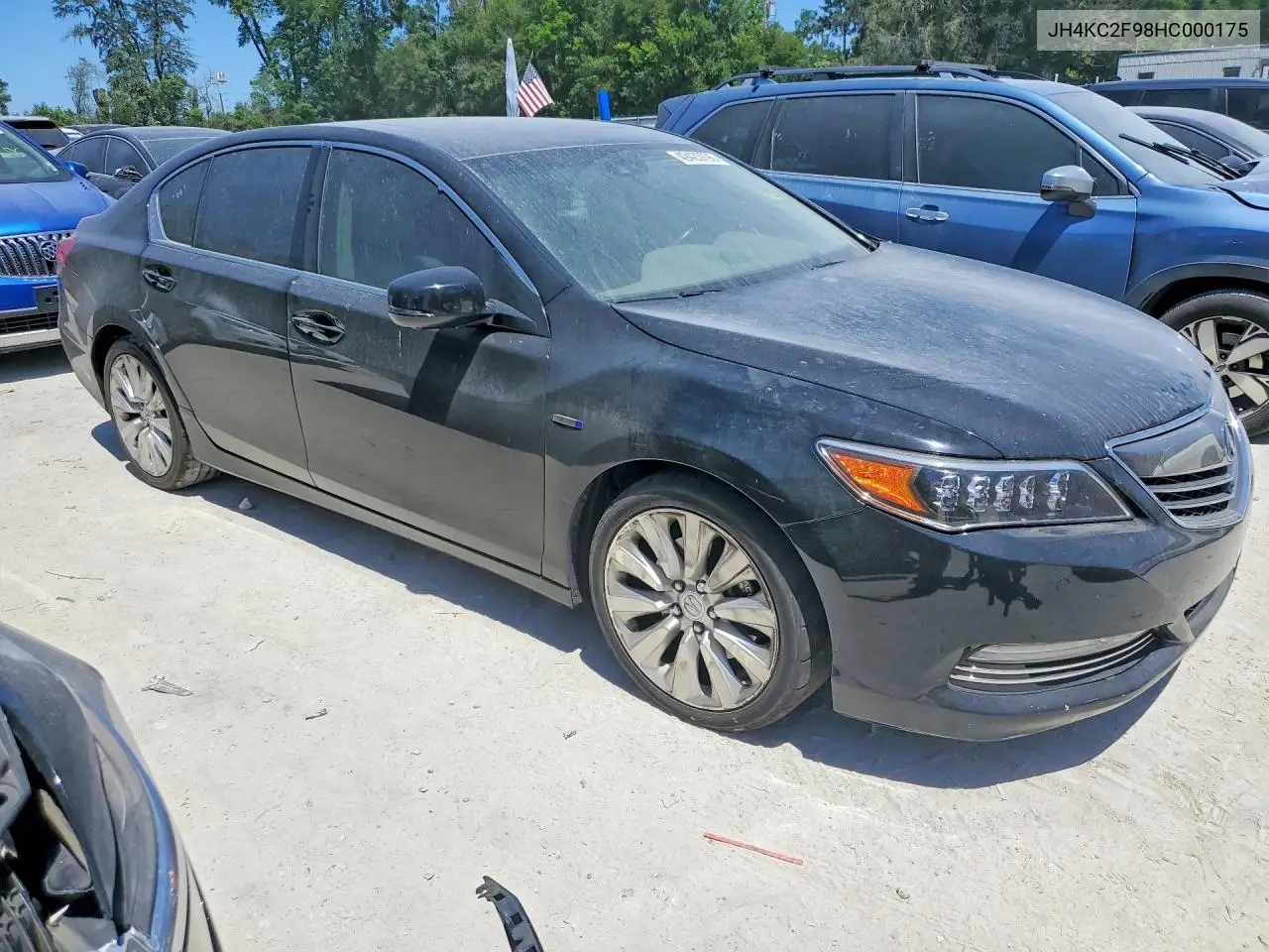 2017 Acura Rlx Sport Hybrid Advance VIN: JH4KC2F98HC000175 Lot: 49423796