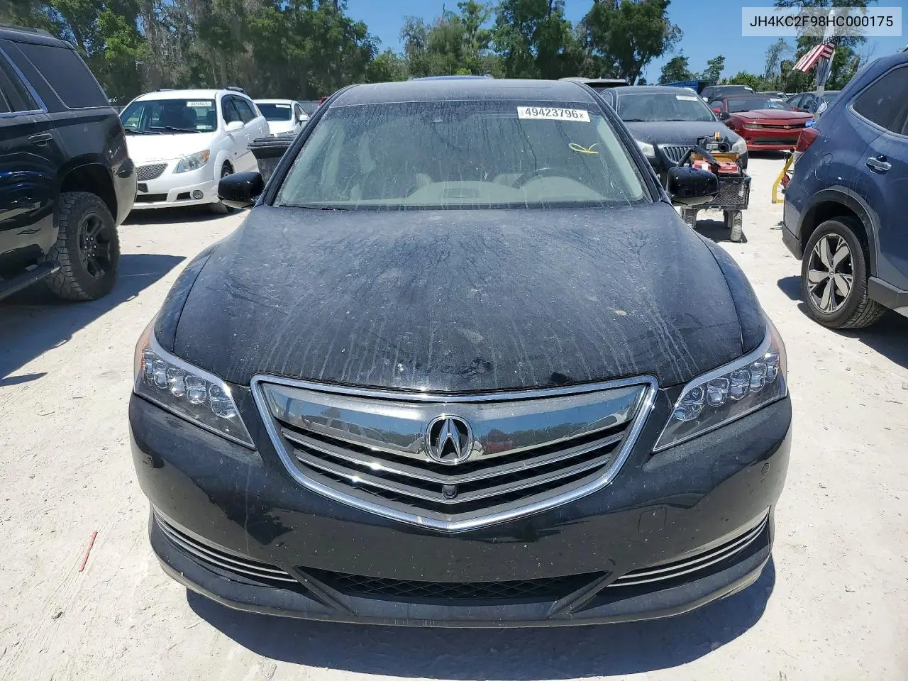 2017 Acura Rlx Sport Hybrid Advance VIN: JH4KC2F98HC000175 Lot: 49423796