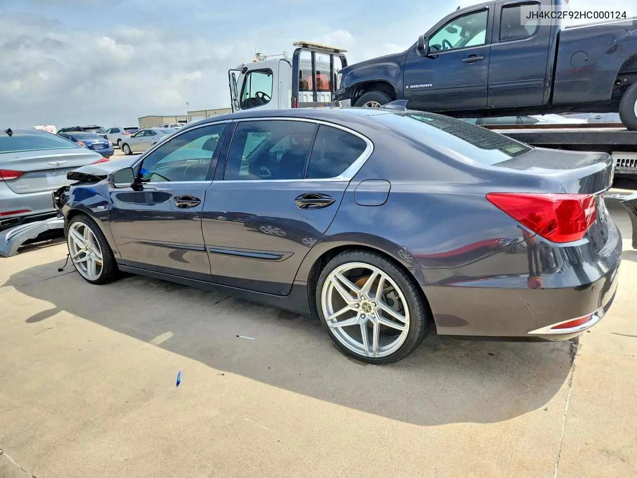 2017 Acura Rlx Sport Hybrid Advance VIN: JH4KC2F92HC000124 Lot: 60588066