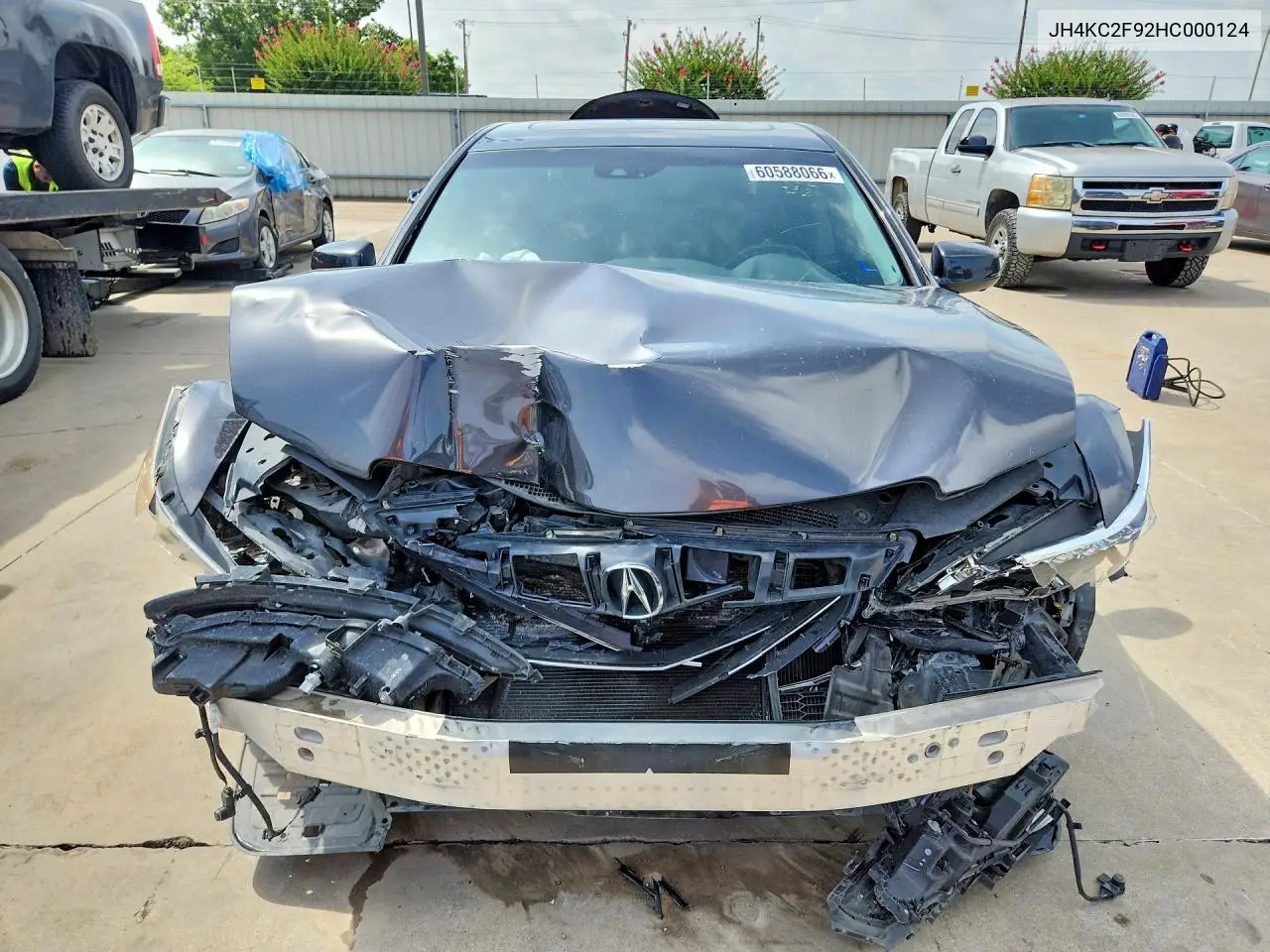 2017 Acura Rlx Sport Hybrid Advance VIN: JH4KC2F92HC000124 Lot: 60588066