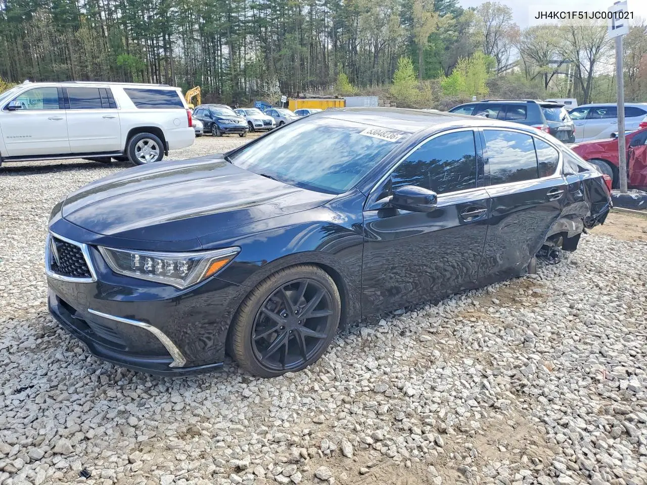 2018 Acura Rlx Tech VIN: JH4KC1F51JC001021 Lot: 53048236
