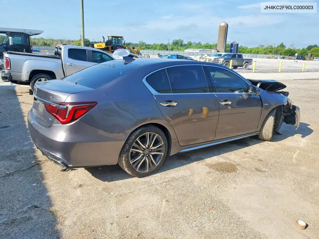 2020 Acura Rlx Sport Hybrid Advance VIN: JH4KC2F90LC000003 Lot: 59995956