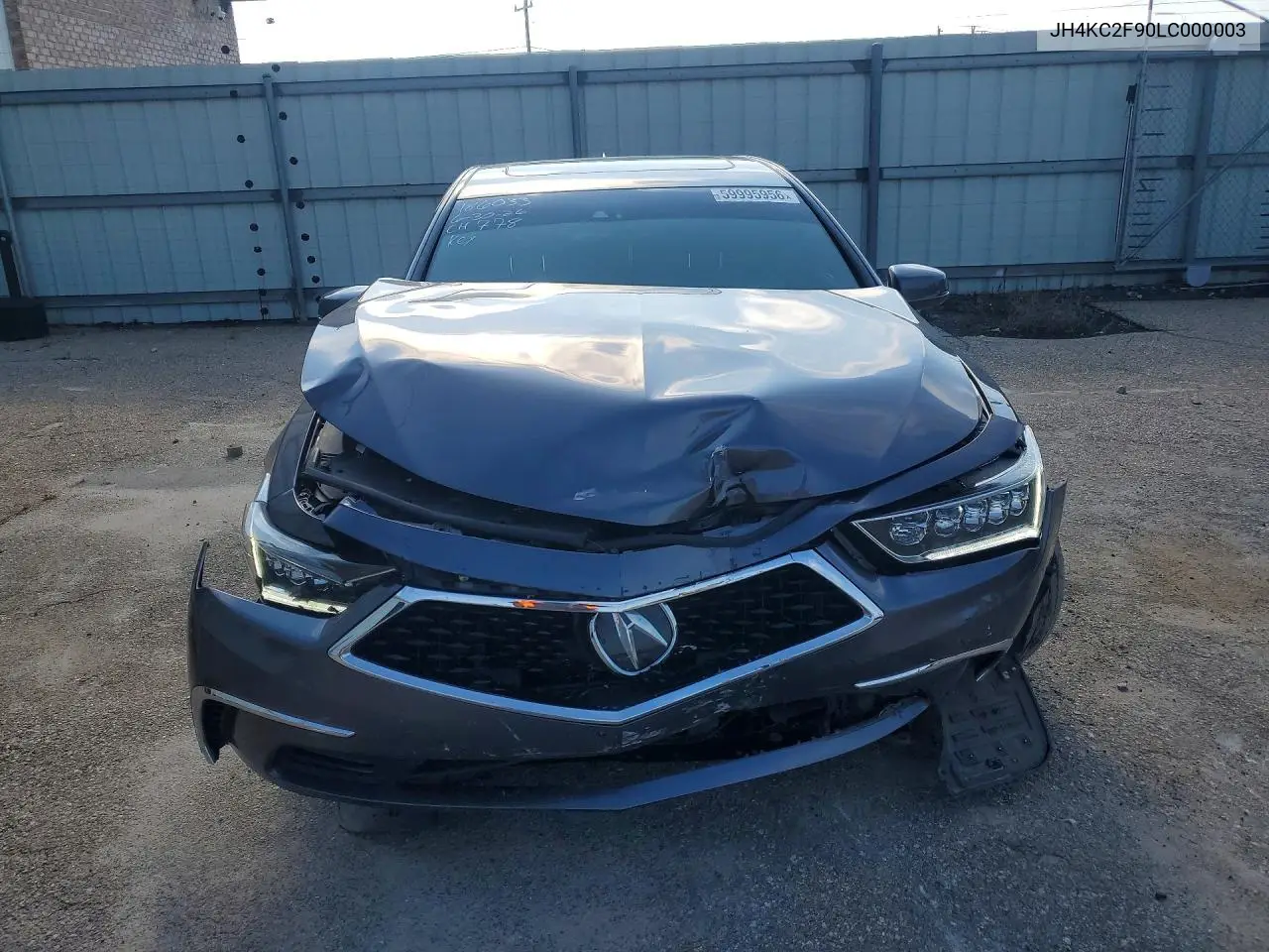 2020 Acura Rlx Sport Hybrid Advance VIN: JH4KC2F90LC000003 Lot: 59995956