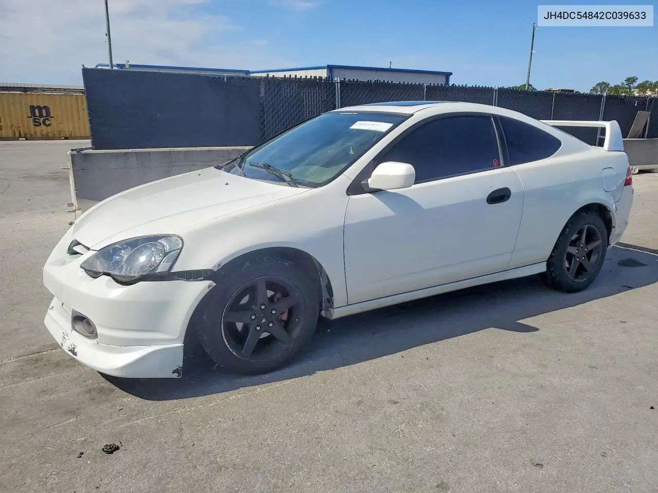 2002 Acura Rsx VIN: JH4DC54842C039633 Lot: 49646496