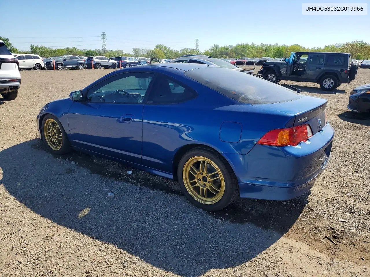 2002 Acura Rsx Type-S VIN: JH4DC53032C019966 Lot: 53252076
