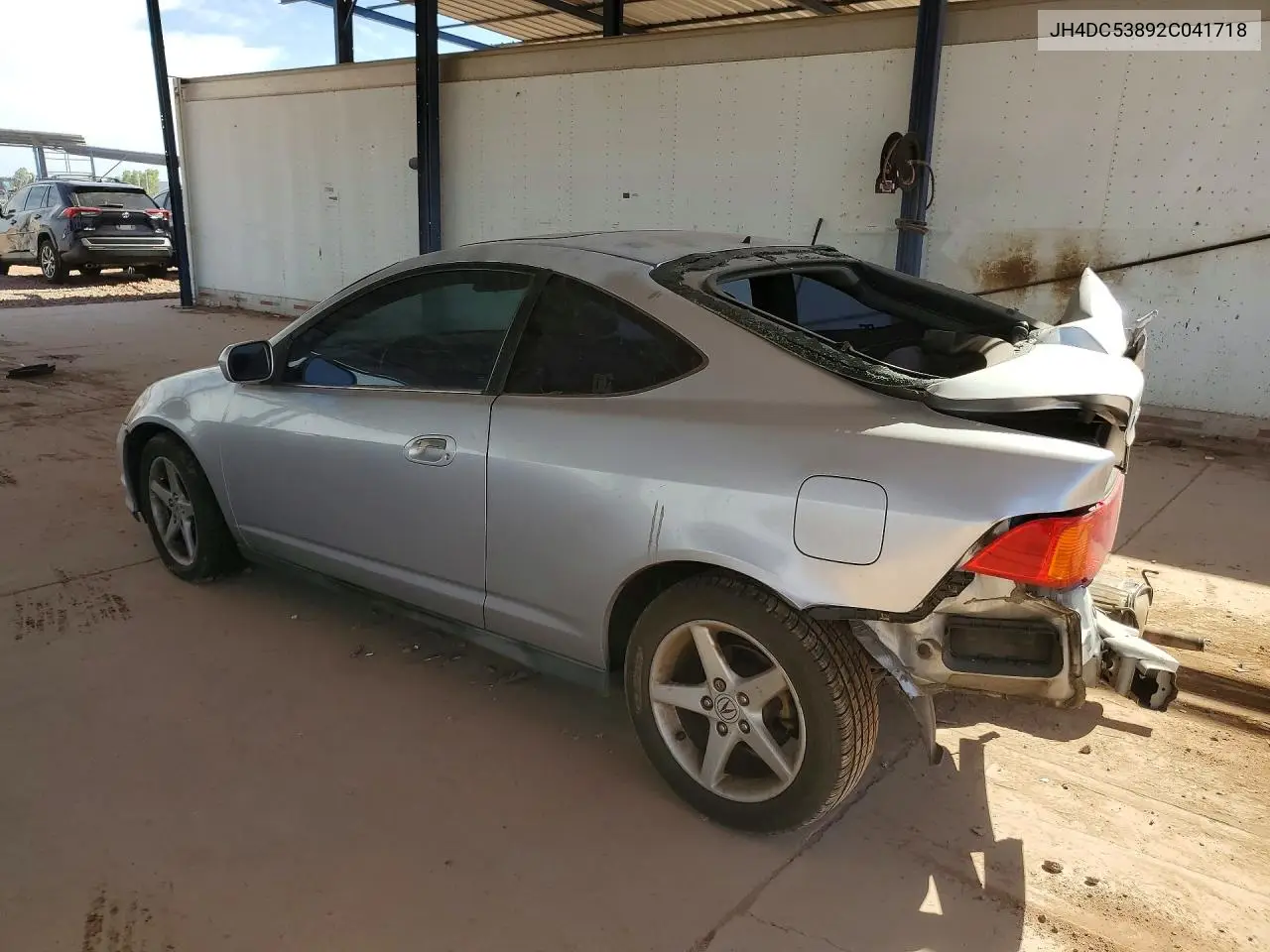 2002 Acura Rsx VIN: JH4DC53892C041718 Lot: 54545266