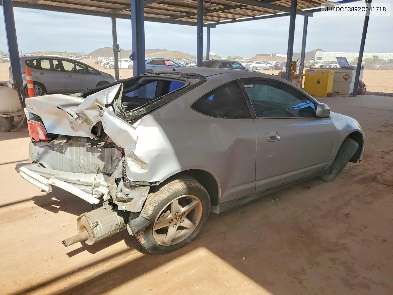 2002 Acura Rsx VIN: JH4DC53892C041718 Lot: 54545266