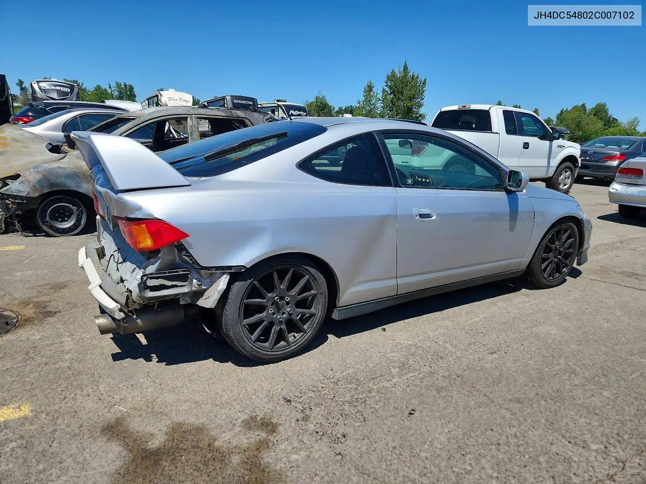 2002 Acura Rsx VIN: JH4DC54802C007102 Lot: 57733316