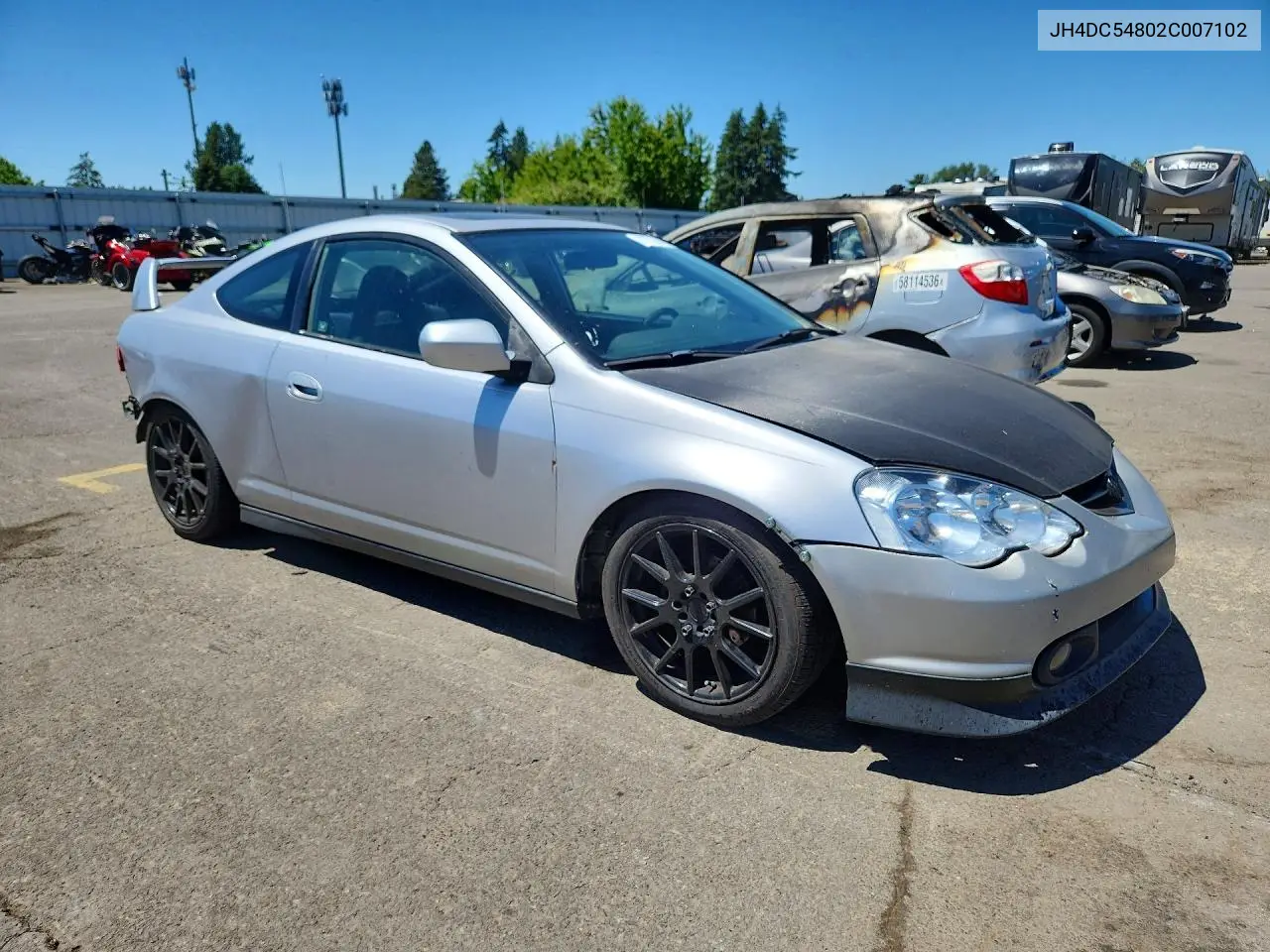 2002 Acura Rsx VIN: JH4DC54802C007102 Lot: 57733316