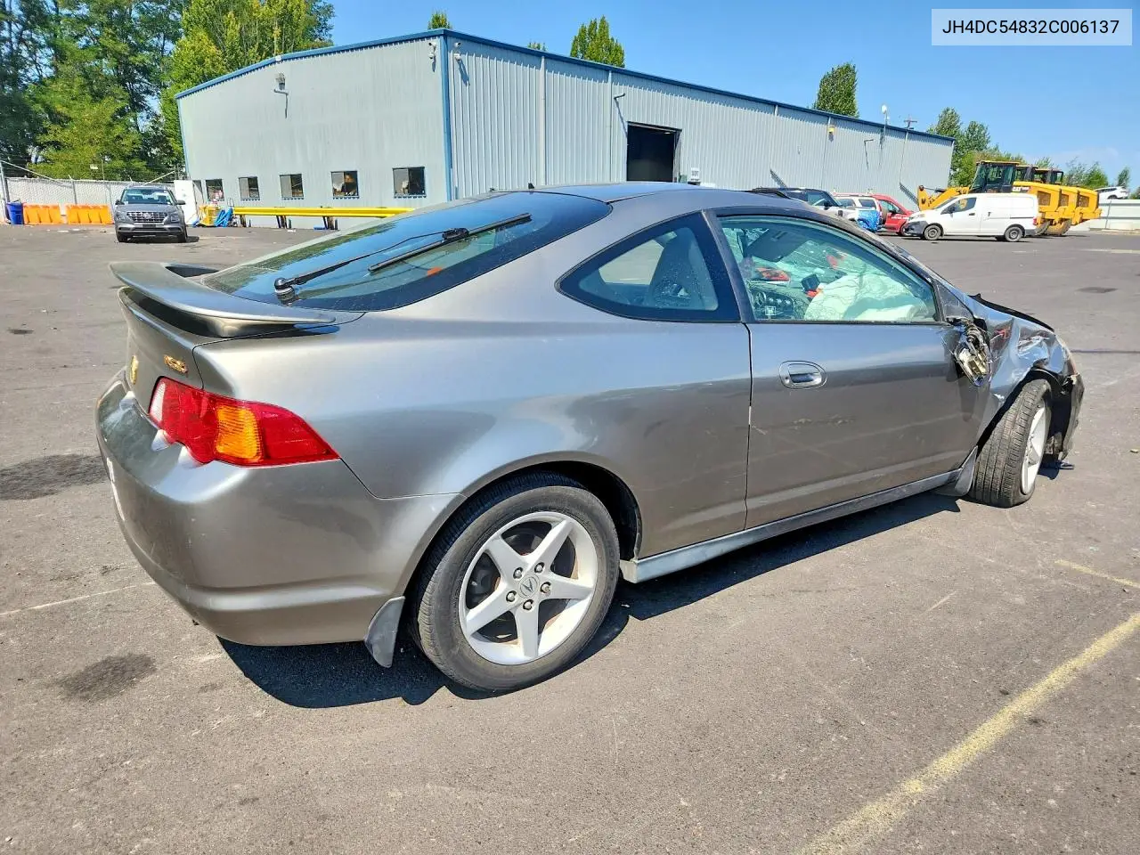 2002 Acura Rsx VIN: JH4DC54832C006137 Lot: 61403096