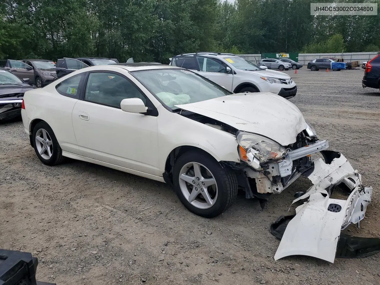 2002 Acura Rsx Type-S VIN: JH4DC53002C034800 Lot: 61772336