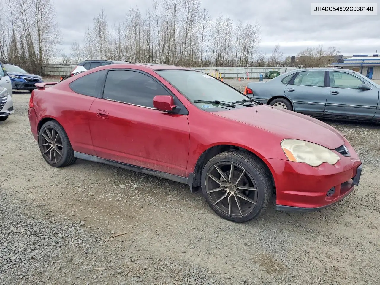 2002 Acura Rsx VIN: JH4DC54892C038140 Lot: 77344015