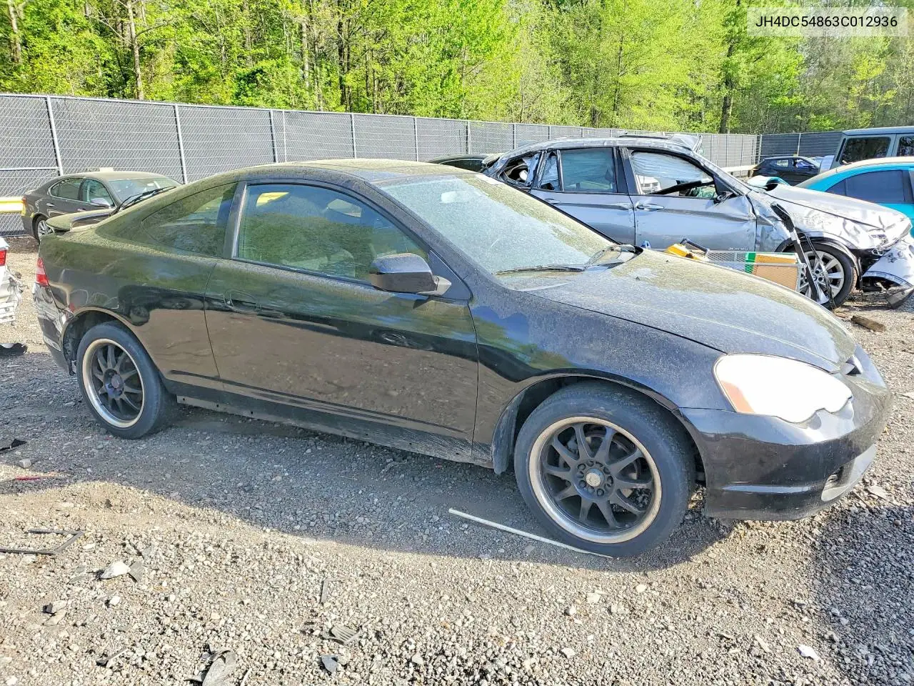 2003 Acura Rsx VIN: JH4DC54863C012936 Lot: 49515036