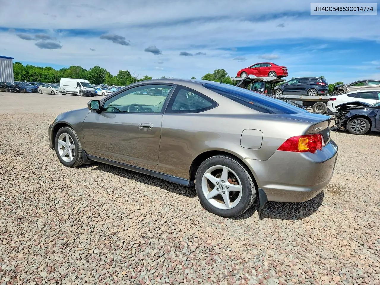 2003 Acura Rsx VIN: JH4DC54853C014774 Lot: 58961236