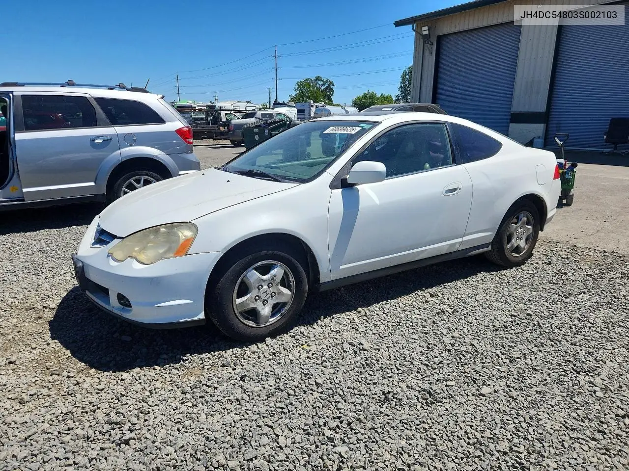 2003 Acura Rsx VIN: JH4DC54803S002103 Lot: 60699626