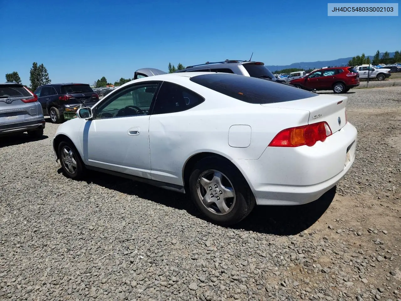 2003 Acura Rsx VIN: JH4DC54803S002103 Lot: 60699626