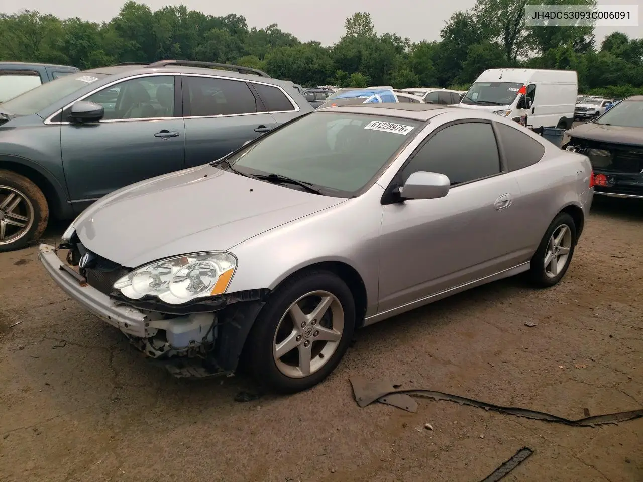 2003 Acura Rsx Type-S VIN: JH4DC53093C006091 Lot: 61228976