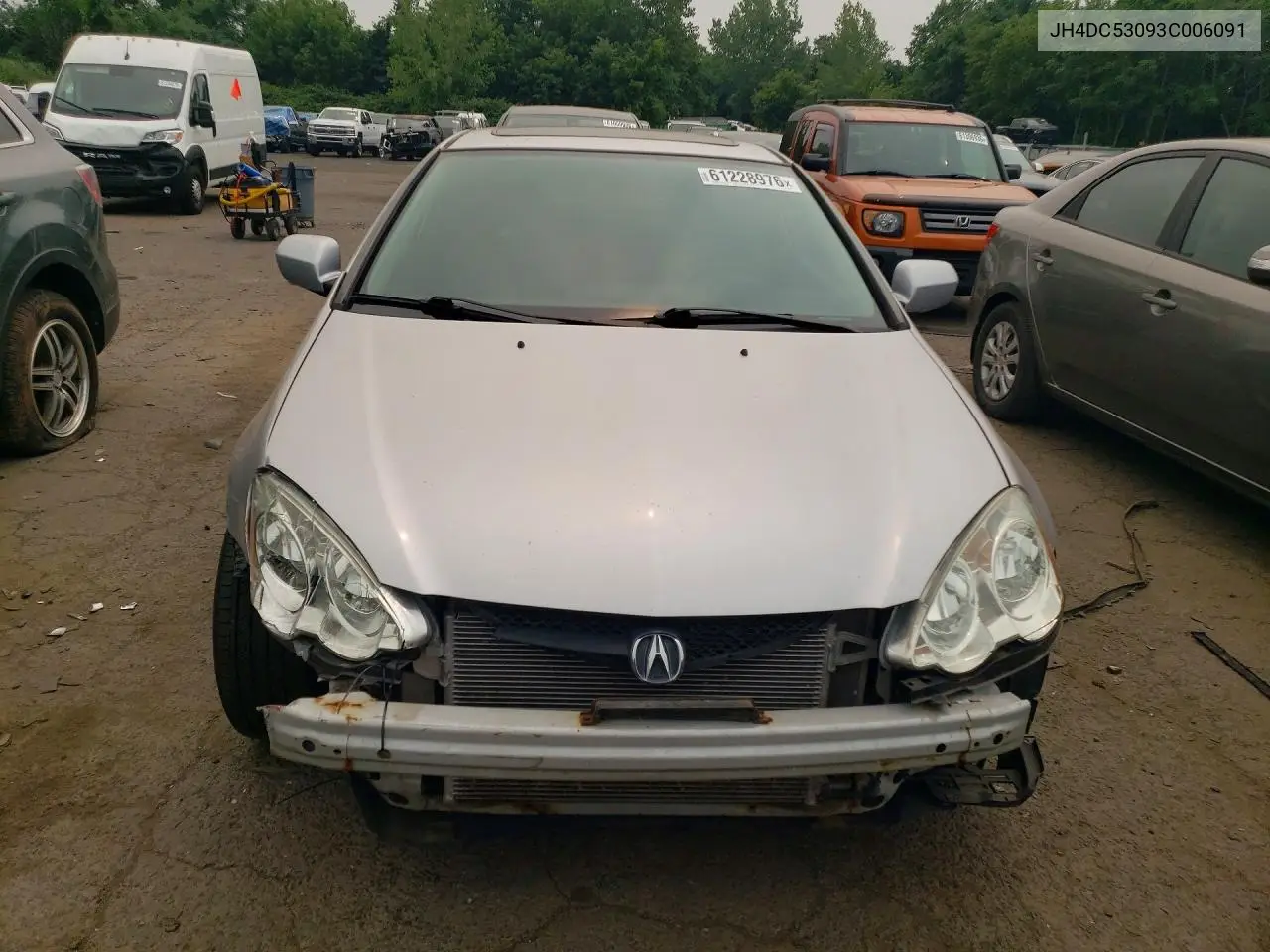 2003 Acura Rsx Type-S VIN: JH4DC53093C006091 Lot: 61228976