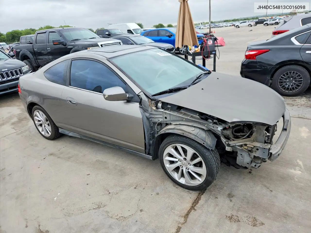 2003 Acura Rsx VIN: JH4DC54813C016098 Lot: 61576766