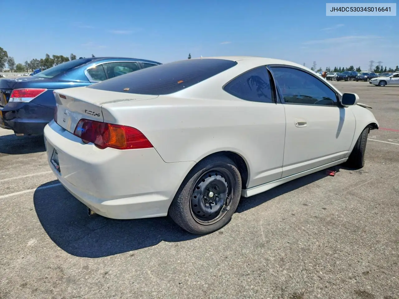 2004 Acura Rsx Type-S VIN: JH4DC53034S016641 Lot: 61441506