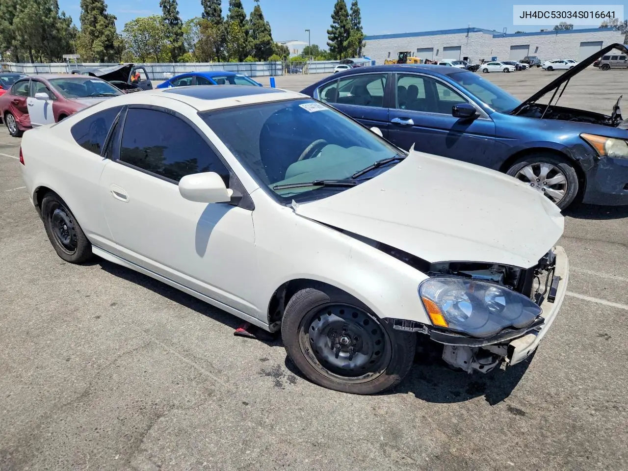2004 Acura Rsx Type-S VIN: JH4DC53034S016641 Lot: 61441506