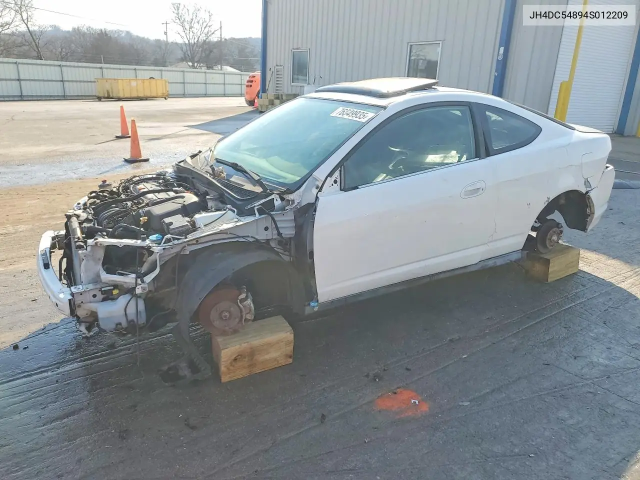 2004 Acura Rsx VIN: JH4DC54894S012209 Lot: 76549935