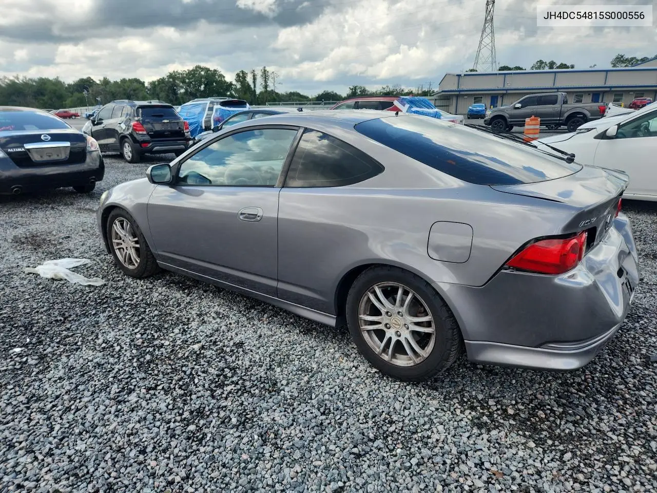 2005 Acura Rsx VIN: JH4DC54815S000556 Lot: 53644596