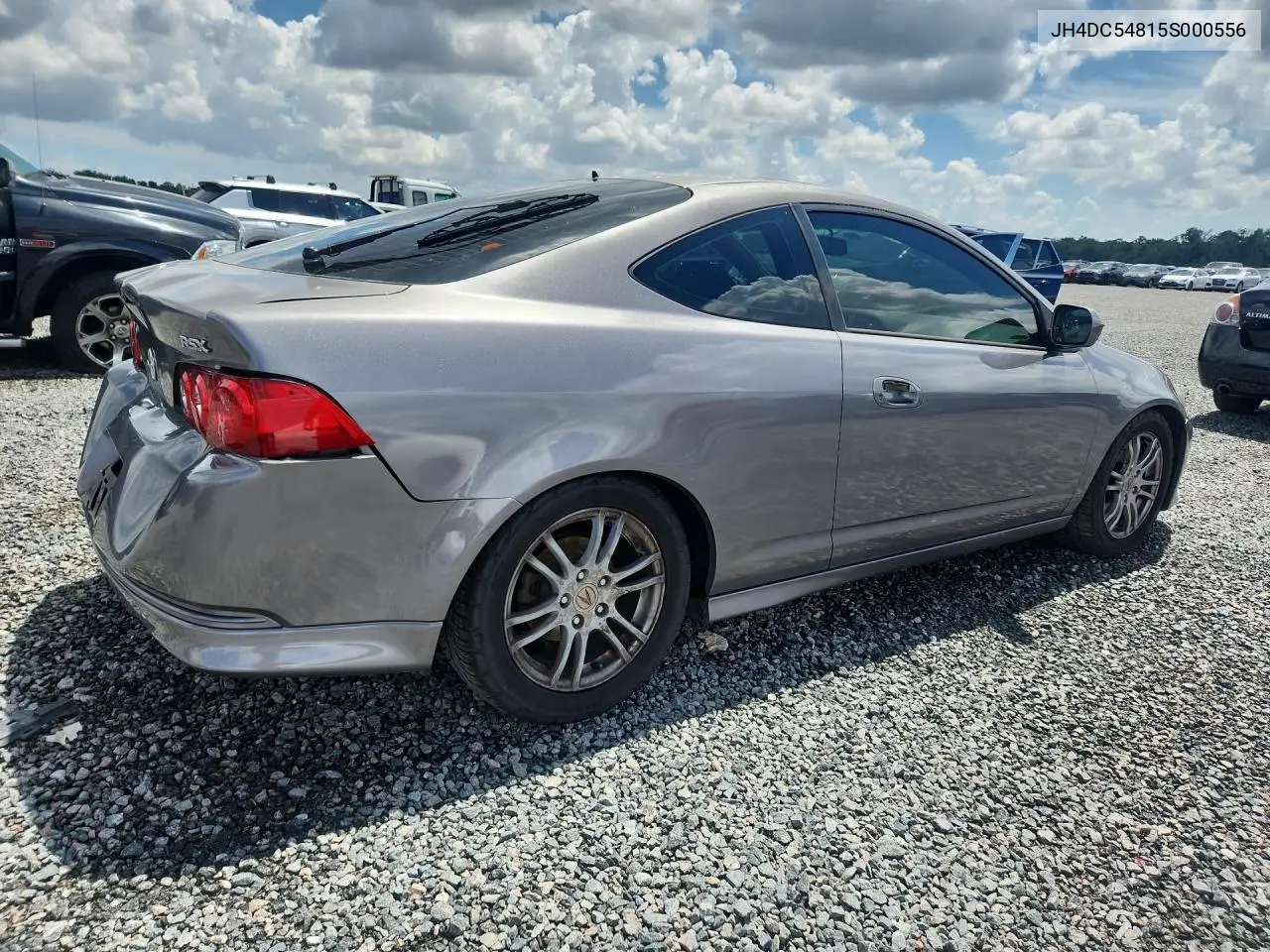 2005 Acura Rsx VIN: JH4DC54815S000556 Lot: 53644596