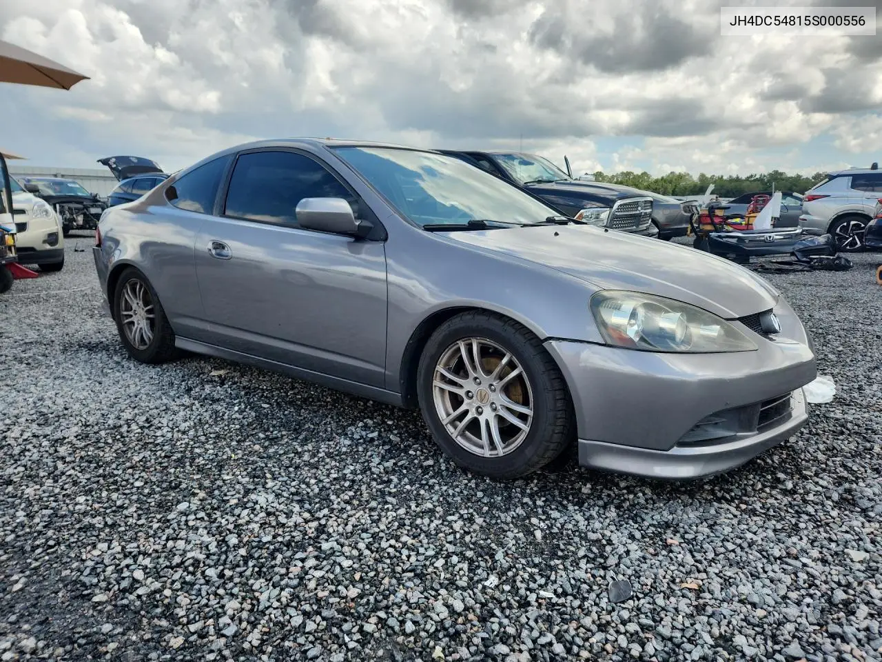 2005 Acura Rsx VIN: JH4DC54815S000556 Lot: 53644596