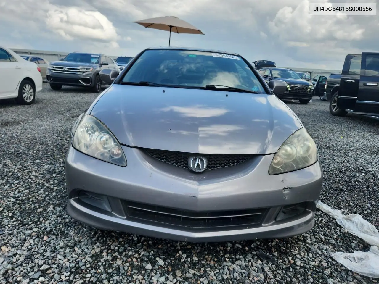 2005 Acura Rsx VIN: JH4DC54815S000556 Lot: 53644596