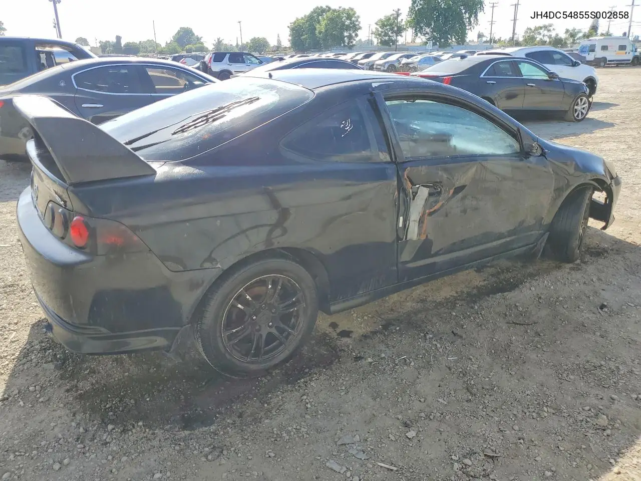 2005 Acura Rsx VIN: JH4DC54855S002858 Lot: 55434436