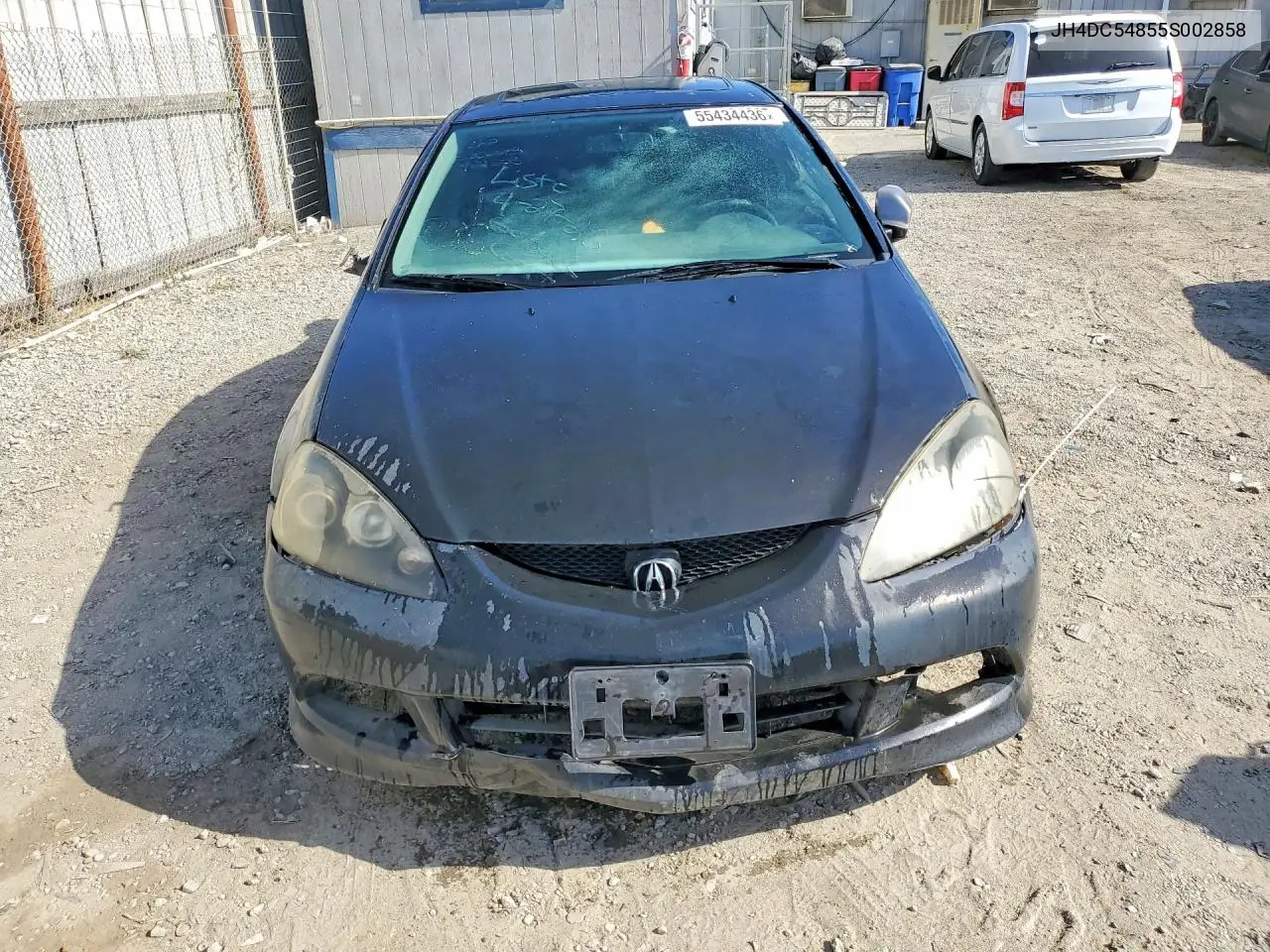 2005 Acura Rsx VIN: JH4DC54855S002858 Lot: 55434436