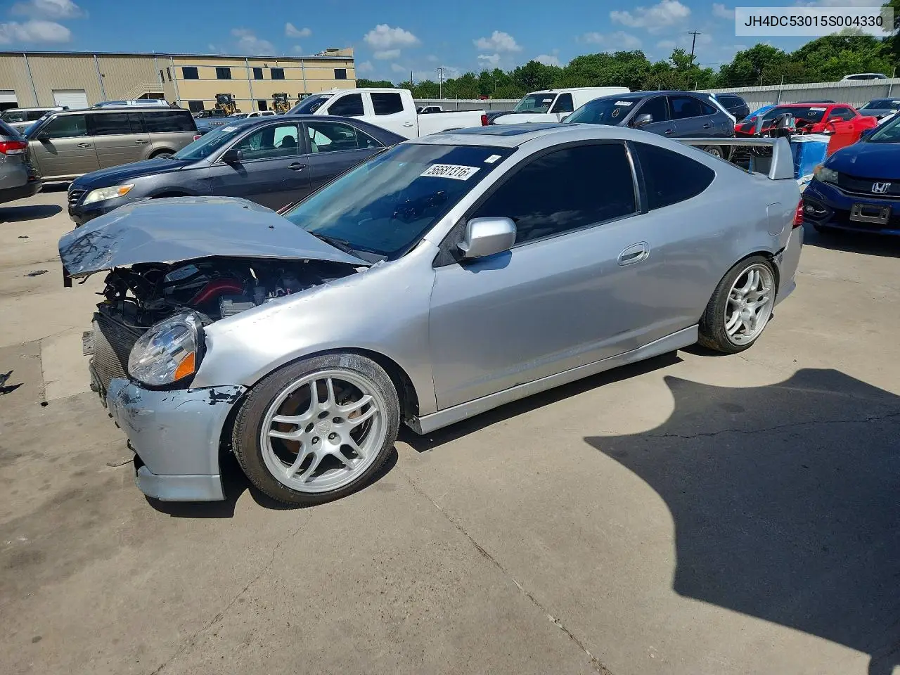 2005 Acura Rsx Type-S VIN: JH4DC53015S004330 Lot: 56681316