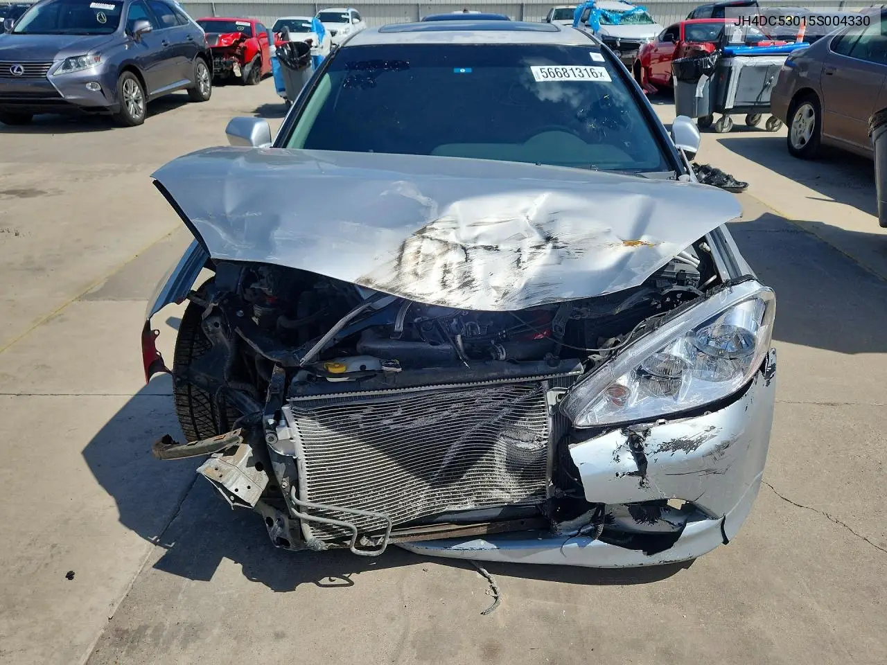 2005 Acura Rsx Type-S VIN: JH4DC53015S004330 Lot: 56681316