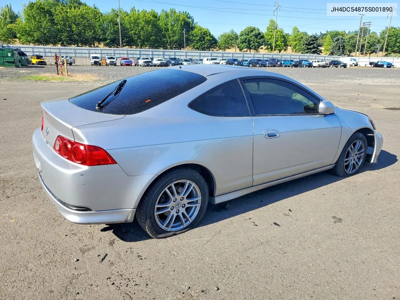 2005 Acura Rsx VIN: JH4DC54875S001890 Lot: 56963086
