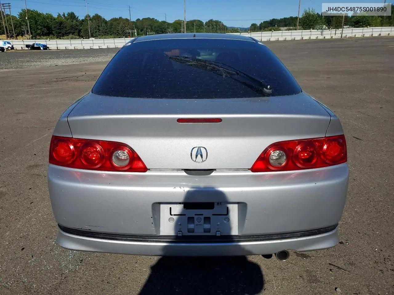 2005 Acura Rsx VIN: JH4DC54875S001890 Lot: 56963086
